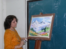 Demonstration for Art Teachers at Andheri, Mumbai, 2009