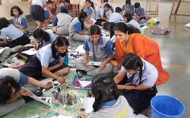 Khula Aasmaan Workshop on the occasion of Children's day, at Orion School (ICSE), Mumbai - 2
