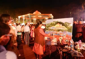 Live Painting Demonstration at Wedding Ceremony , Turf Club, Mumbai - 3	
