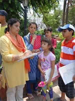 Outdoor Sketching Workshop at Mumbai organised by Art India Faoundation and conducted by Chitra Vaidya - 7th June 2015