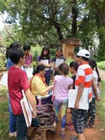 Outdoor Sketching Workshop at Mumbai organised by Art India Faoundation and conducted by Chitra Vaidya - 7th June 2015