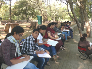 Outdoor Sketching and Painting Workshop at Borivali National Park, Mumbai