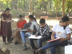 Outdoor Sketching and Painting Workshop at Borivali National Park, Mumbai