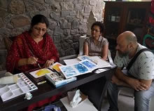 Watercolour Painting Workshop at Indiaart Gallery 