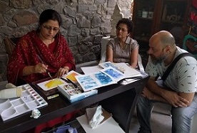 Watercolour Painting Workshop at Indiaart Gallery - 2
