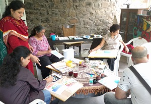 Watercolour Painting Workshop at Indiaart Gallery - 4