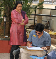 As a judge at the Inter College festival Blow - Fest