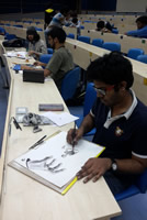 As a Judge at Inter IIT Sketching competition at IIT, Mumbai - 2	