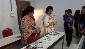 As a Judge at Art Competition - Kshitij Festival, SVKM's Mithibai College, Mumbai - 4	