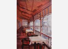 Heritage Hotel - XV, painting by Chitra Vaidya