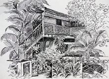 Khotachi Wadi, Mumbai, Sketch by Chitra Vaidya