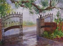 Mahabaleshwar Club - XI, Painting by Chitra Vaidya, Watercolour on paper, 10 x 14 inches