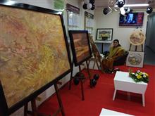 Exhibition of Paintings by Chitra Vaidya at IndusInd Bank, Bandra, Mumbai - 1