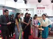 Exhibition of Paintings by Chitra Vaidya at IndusInd Bank, Juhu, Mumbai - 4