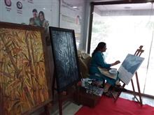 Exhibition of Paintings by Chitra Vaidya at IndusInd Bank, Juhu, Mumbai - 6