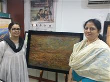 Exhibition of Paintings by Chitra Vaidya at IndusInd Bank, Juhu, Mumbai - 7