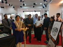Inauguration of exhibition of painting by Chitra Vaidya - 4