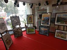 Exhibition of Paintings by Chitra Vaidya at IndusInd Bank, Prabhadevi, Mumbai - 1