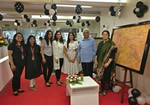 Exhibition of Paintings by Chitra Vaidya at IndusInd Bank, Bandra, Mumbai