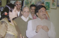 Central Minister Shri. Kripashankar Jatiya Viewing the exhibition
