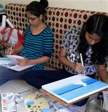 Canvas painting workshop